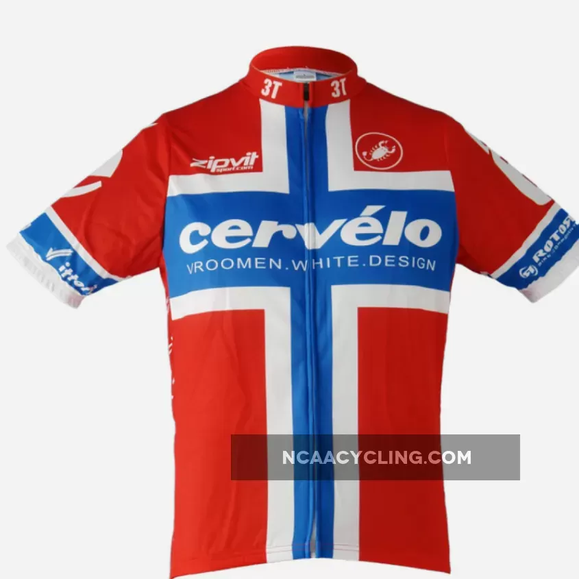 CERVELO Norwegian Champion 2011 Short Sleeve Cycling Jersey