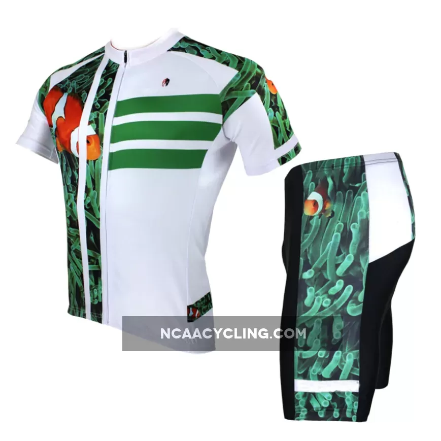 ILPALADINO Animal Clown Fish Sea Grass Man's Short/long-sleeve Blue Cycling Jersey Team Kit Jacket Pro Cycle Clothing Racing Apparel T-shirt Summer Spring Suit Spring Autumn Clothes Sportswear NO.089