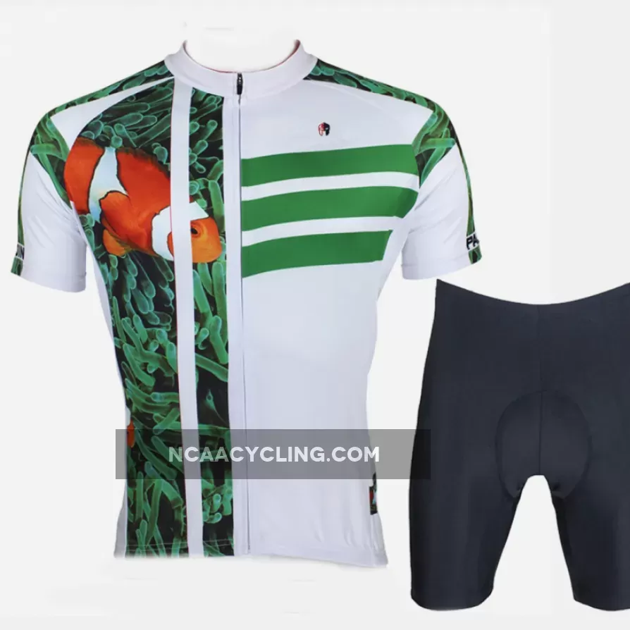 ILPALADINO Animal Clown Fish Sea Grass Man's Short/long-sleeve Blue Cycling Jersey Team Kit Jacket Pro Cycle Clothing Racing Apparel T-shirt Summer Spring Suit Spring Autumn Clothes Sportswear NO.089
