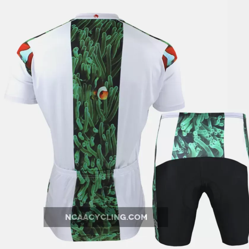 ILPALADINO Animal Clown Fish Sea Grass Man's Short/long-sleeve Blue Cycling Jersey Team Kit Jacket Pro Cycle Clothing Racing Apparel T-shirt Summer Spring Suit Spring Autumn Clothes Sportswear NO.089