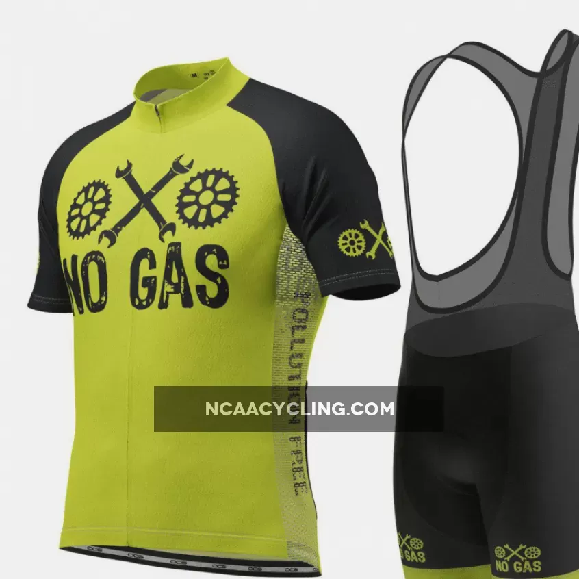 Men's No Gas Pollution Free Short Sleeve Cycling Kit