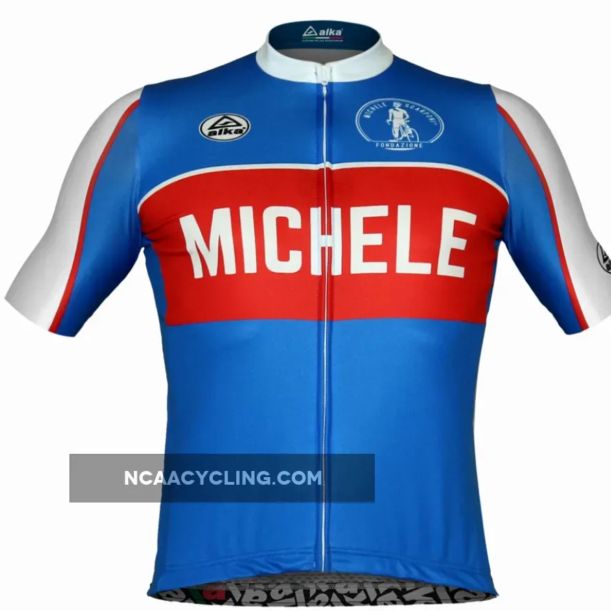 Alka Michele Scarponi jersey - Blue ANX551SC