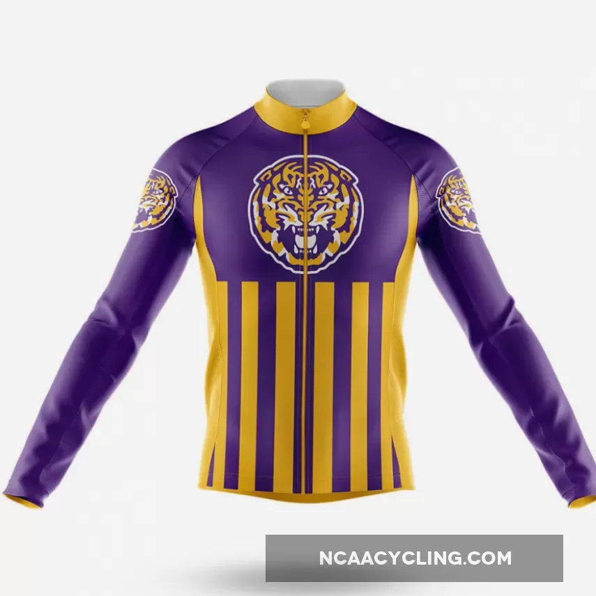 Louisiana State University USA Long Sleeve Cycling Jersey Only