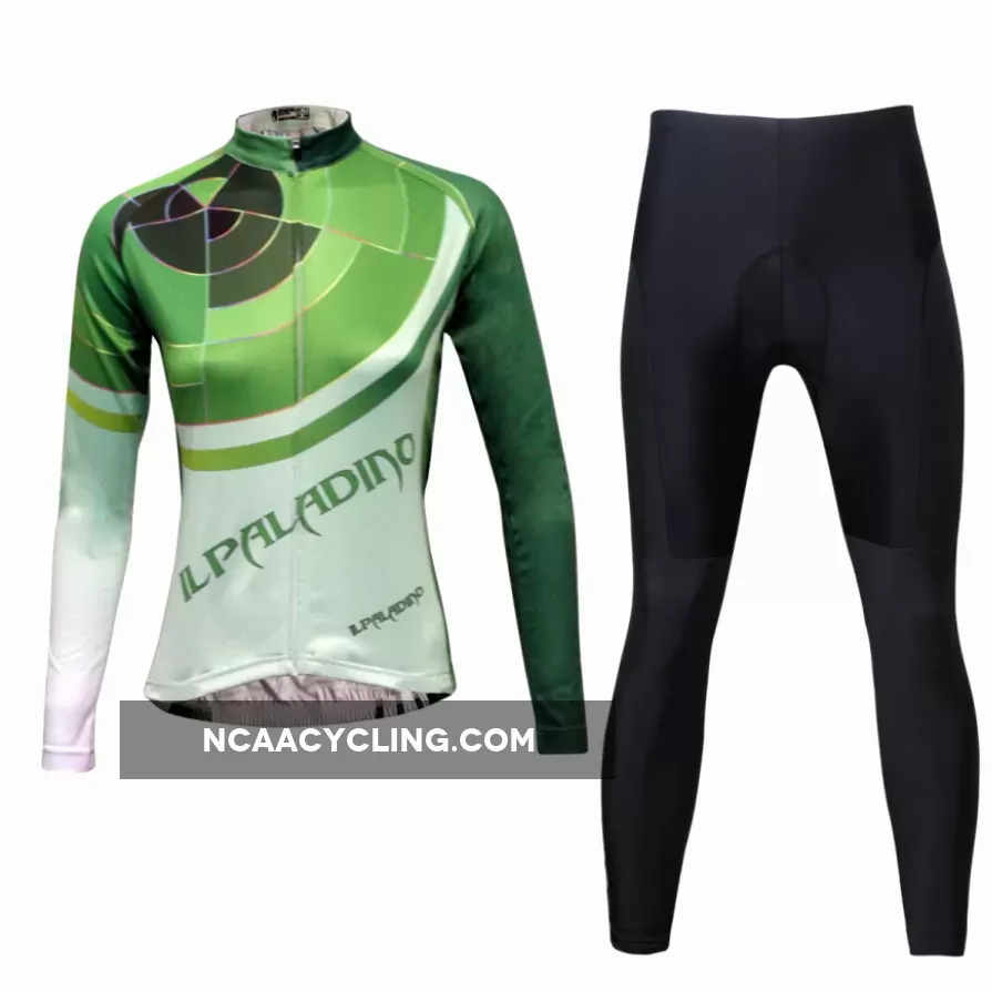 ILPALADINO Women's Long Sleeves Cycling Jersey Apparel Outdoor Sports Gear Leisure Biking T-shirt NO.770