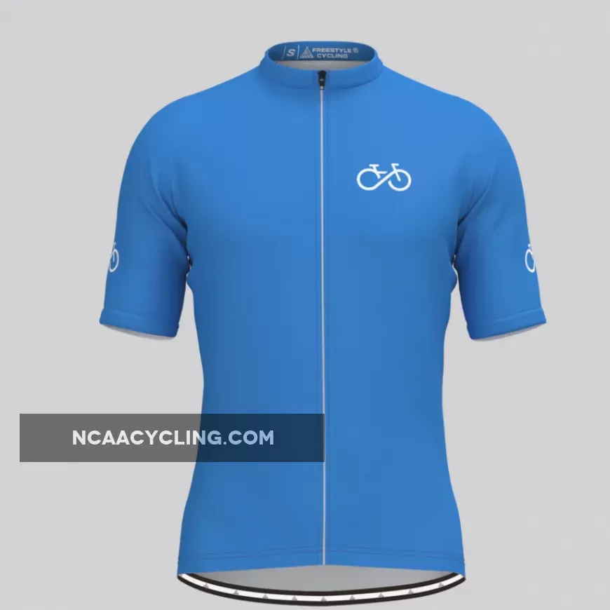 Ride Forever Men's Cycling Jersey-Blue Outlet