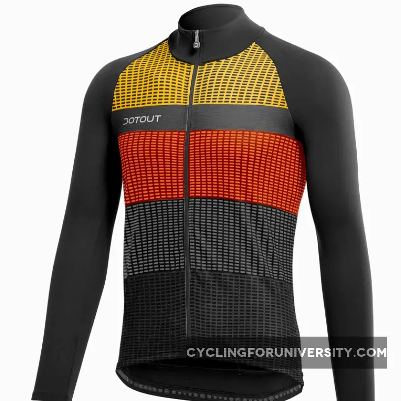 Dotout Fanatica Wool long sleeves jersey - Black red