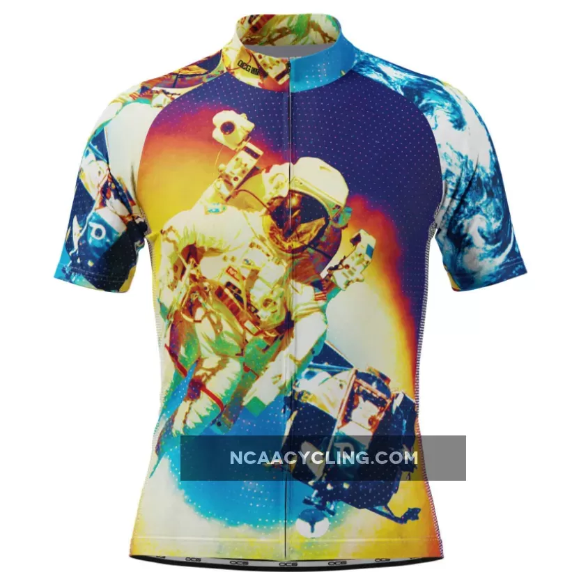 Men's Astronaut to the Moon Short Sleeve Cycling Jersey