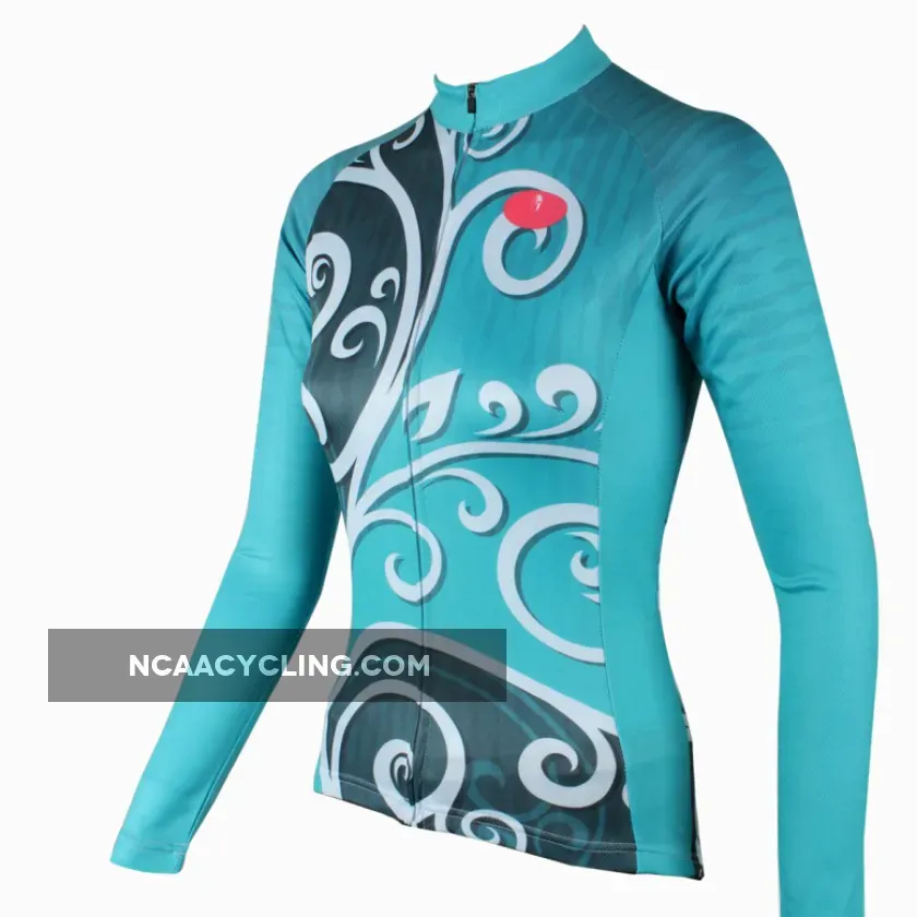 ILPALADINO Green Cycling Jersey Bike Bicycling Spring Autumn Pro Cycle Clothing Racing Apparel Outdoor Sports Leisure Biking Shirts Breathable and Comfortable NO.326