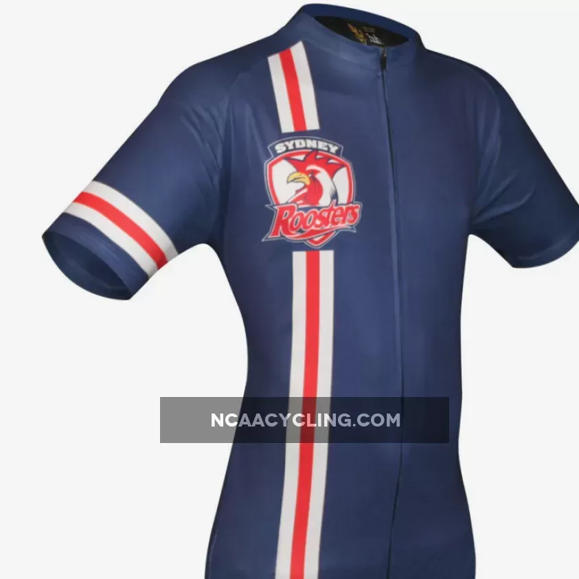 Outlet NRL Roosters Short Sleeve Cycling Jerseys 1694837378