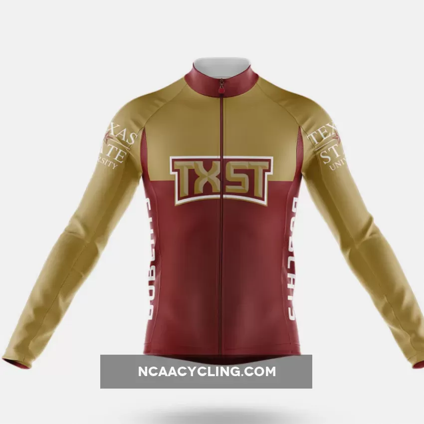 Texas State University V2 Long Sleeve Cycling Jersey Only
