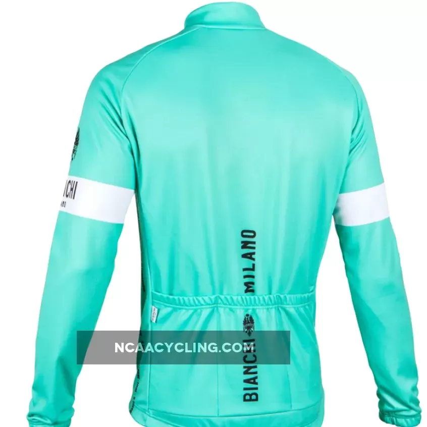 Bianchi Milano Leggenda Classic Celeste Long Sleeve Jersey,
