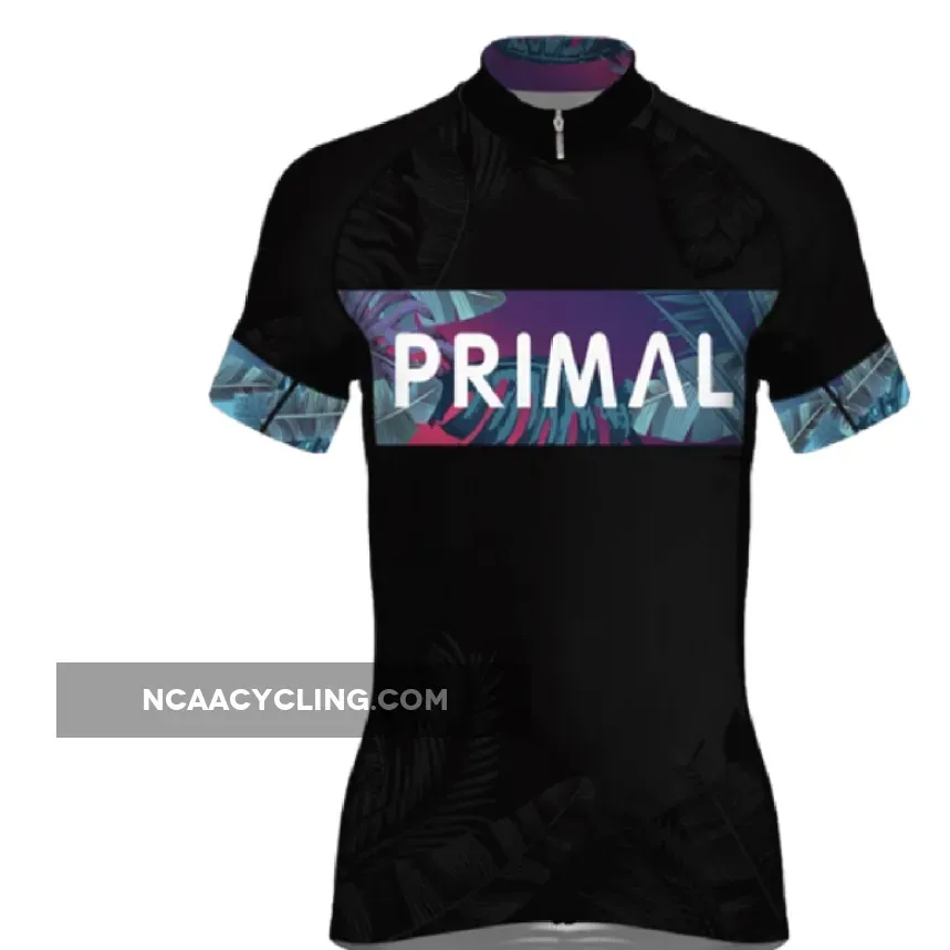 Primal Wear Midnight Tropics Women's Full Zip Evo 2.0 Race Fit Cycling Jersey Midnight Logistics Company