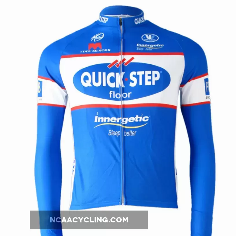 2010 QUICK STEP Long Sleeve Jersey Online
