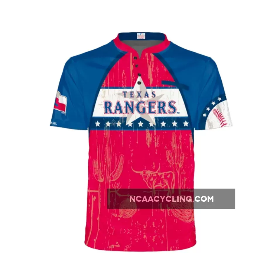 Texas Rangers Men's Henley New Releases RAN1H20M