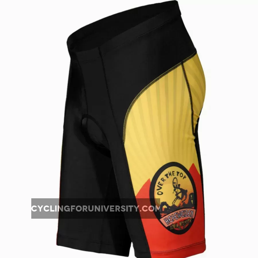 Moab Brewery Over the Top beer Men's Padded Cycling Shorts