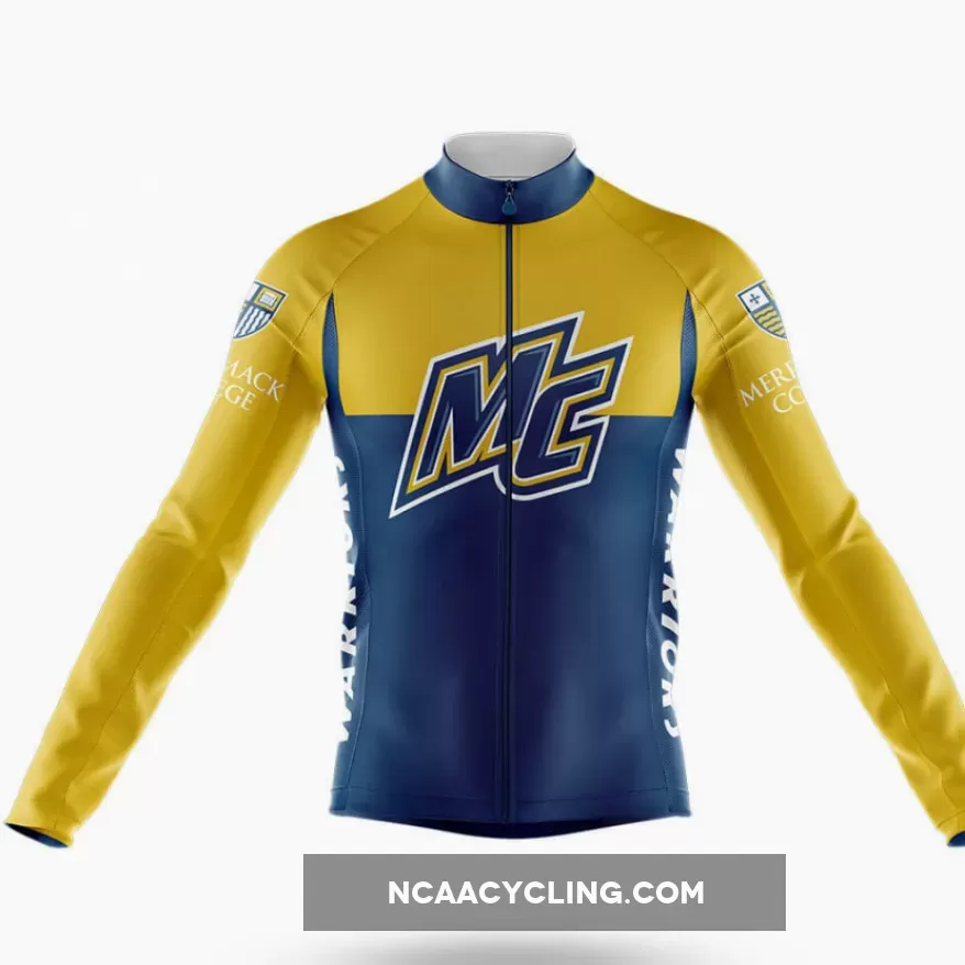 Merrimack College V2 Long Sleeve Cycling Jersey Only