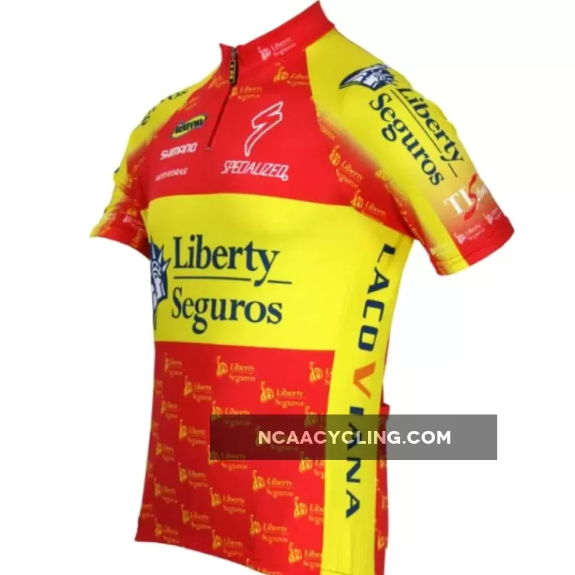Liberty Seguros 2009 Spanischer Meister Inverse Radsport-Profi-Team - Short Sleeve Jersey