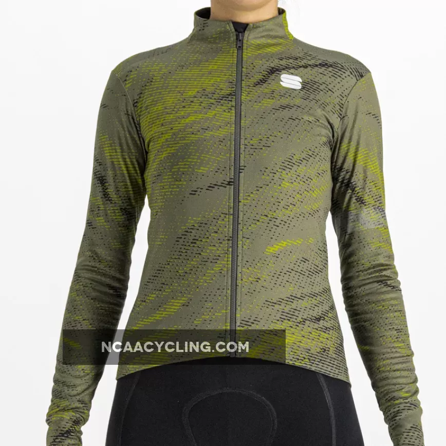 Sportful Cliff Supergiara women long sleeves jersey - Green
