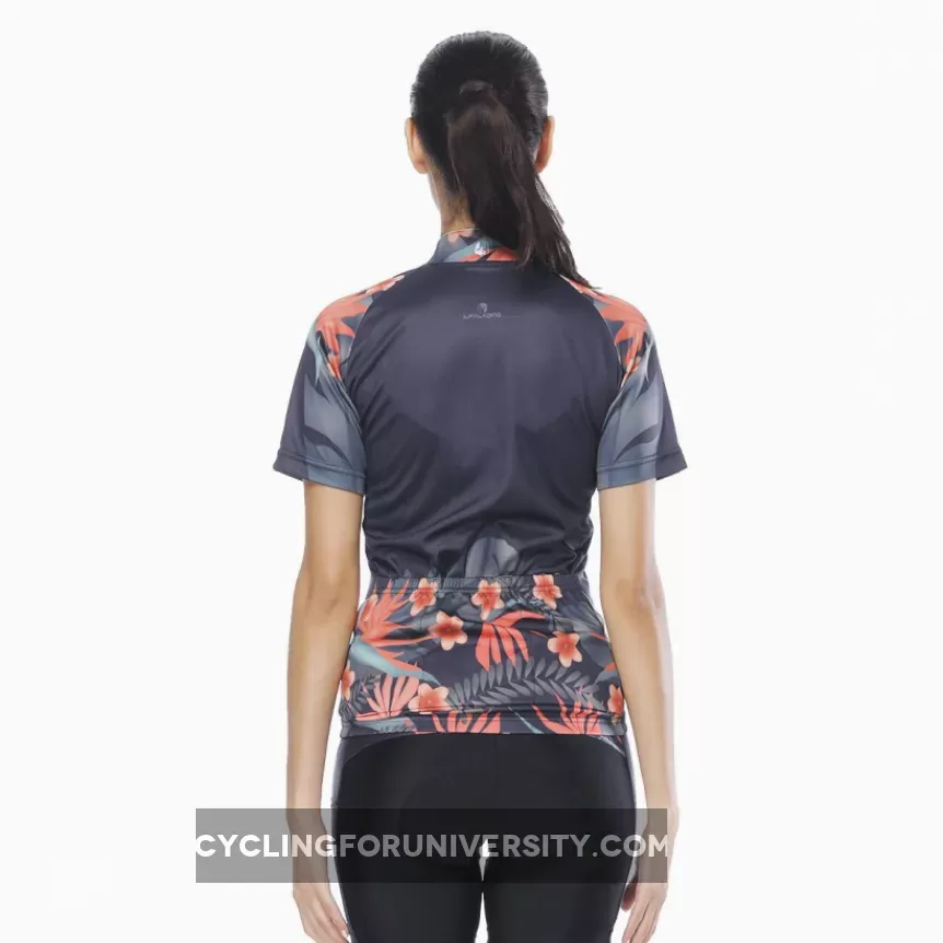 Elegance Tropical Plant Flower Women's Cycling Short-sleeve/Long-sleeve Bike Jersey/Kit T-shirt Summer Spring Road Bike Wear Mountain Bike MTB Clothes Sports Apparel Top / Suit NO. 791