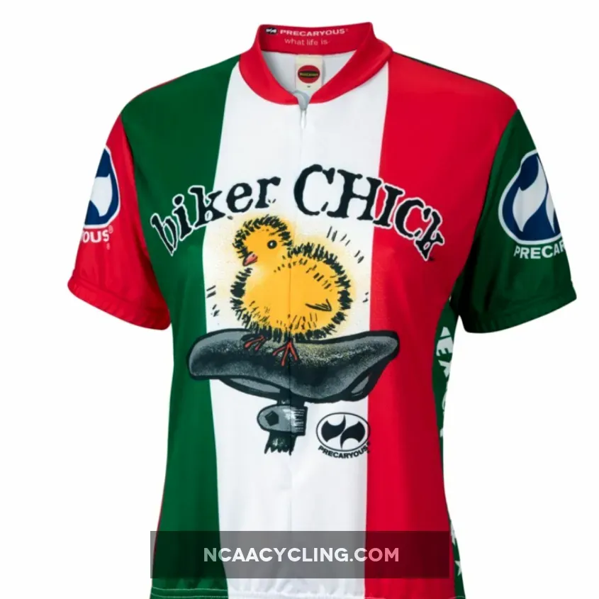 Mexican Biker Chick Women's Short sleeve Half zip cycling jersey