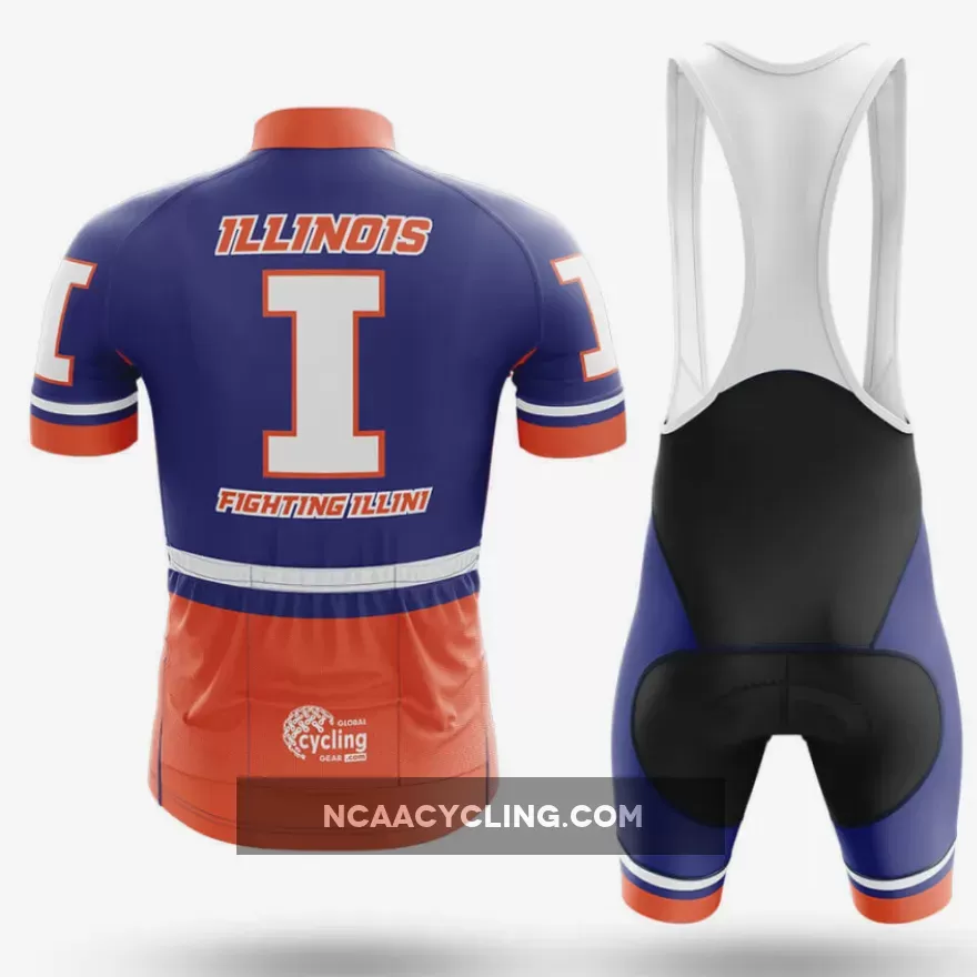 Online Fighting Illini Long Sleeve Cycling Jersey Only