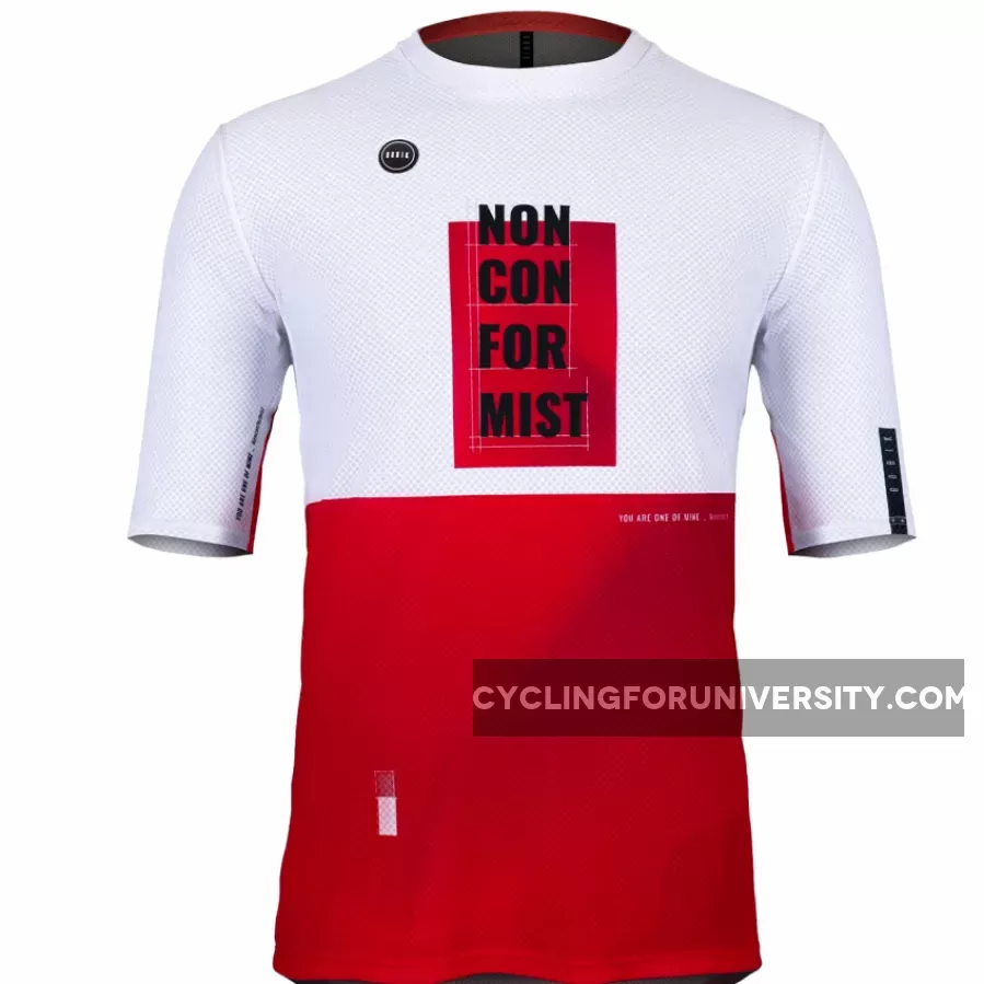 Gobik Terrain Whistler Jersey - White Red To Buy