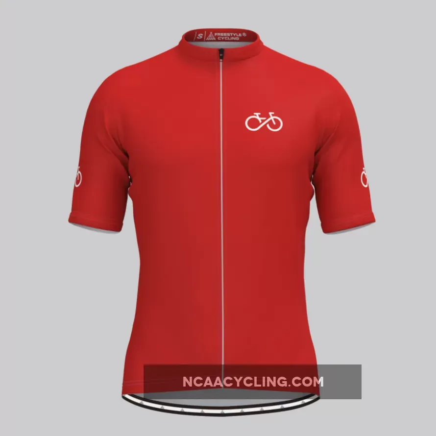 Ride Forever Men's Cycling Jersey-Red To Buy