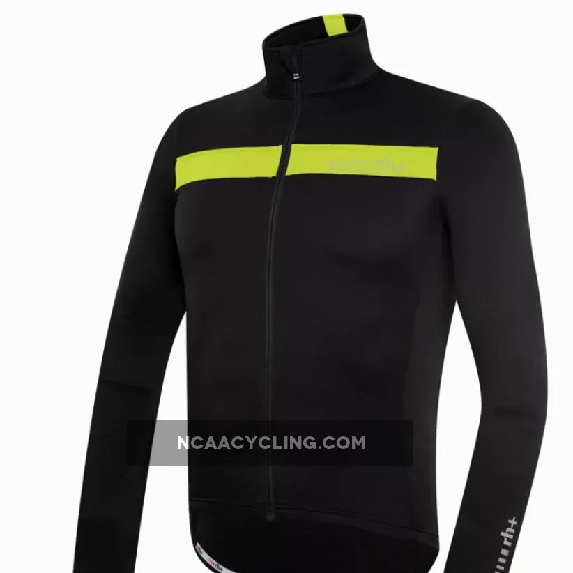 Zerorh Logo L/S Jersey - Black Yellow Fluo Online