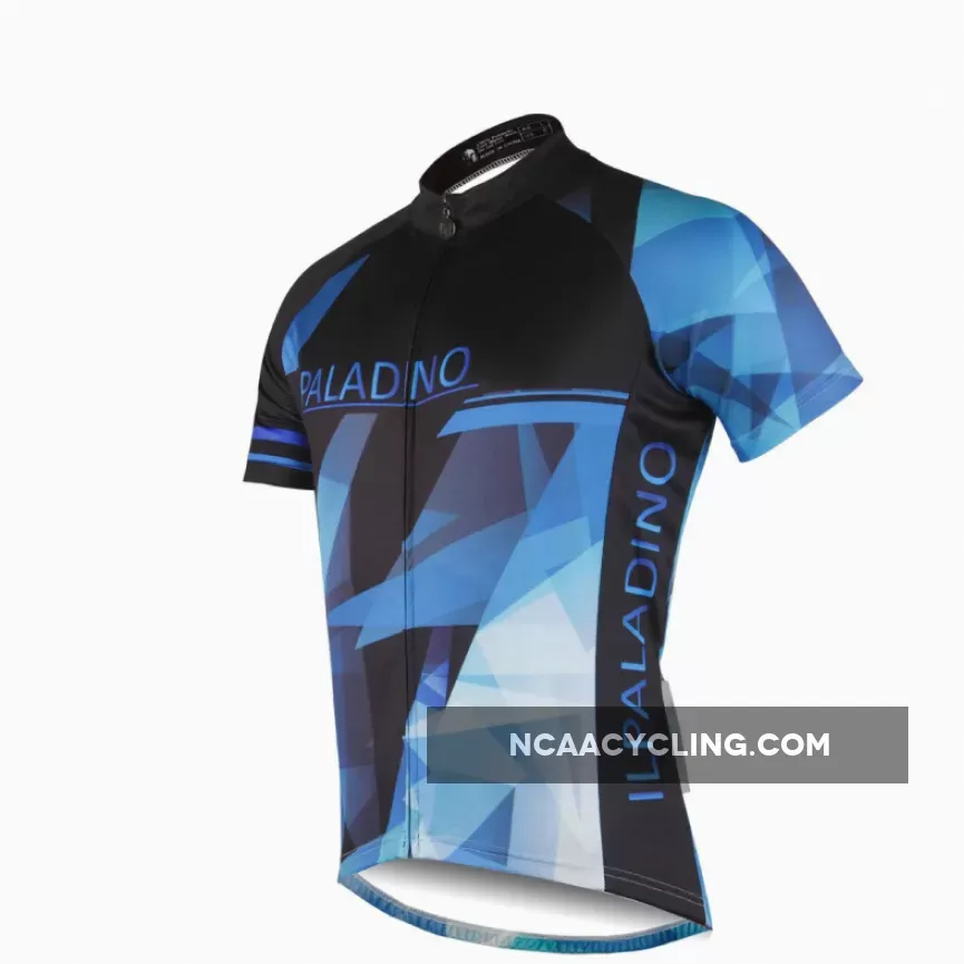 Ilpaladino Fragment Sport Breathable Black&Blue Jersey Men's Short-Sleeve Bicycling Shirts Summer Apparel Outdoor Sports Gear Quick Dry Wear NO.690