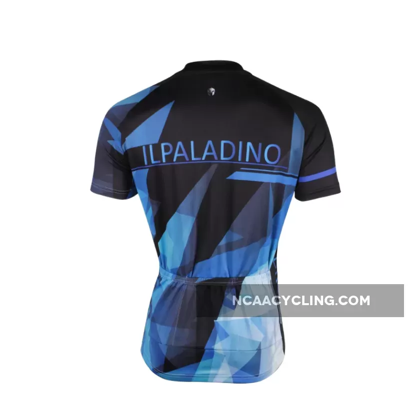 Ilpaladino Fragment Sport Breathable Black&Blue Jersey Men's Short-Sleeve Bicycling Shirts Summer Apparel Outdoor Sports Gear Quick Dry Wear NO.690