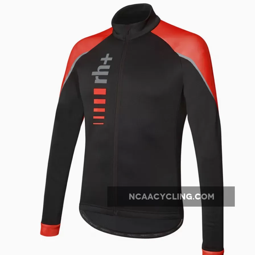 Rh+ Code 2 Long Sleeves Jersey - Black Red To Buy