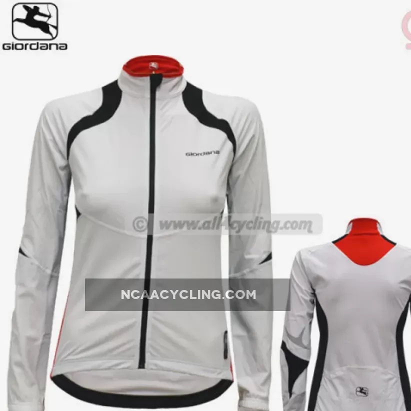Lady Giordana Fr-Carbon E714 L/S jersey - White