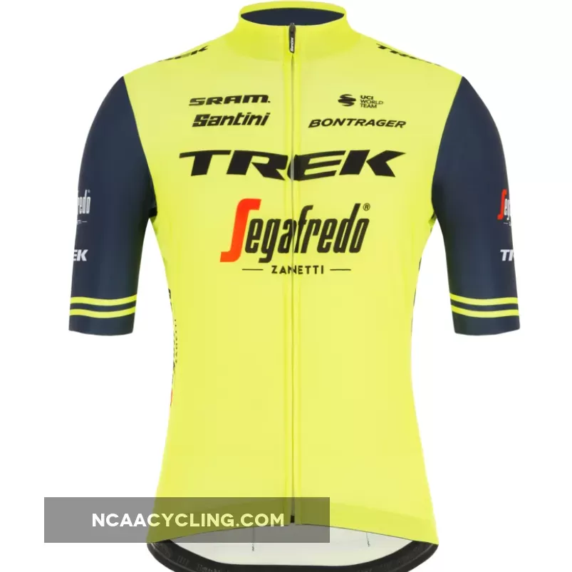 2021 Trek Segafredo Yellow Training Fluo Fan Jersey, TRE21J6