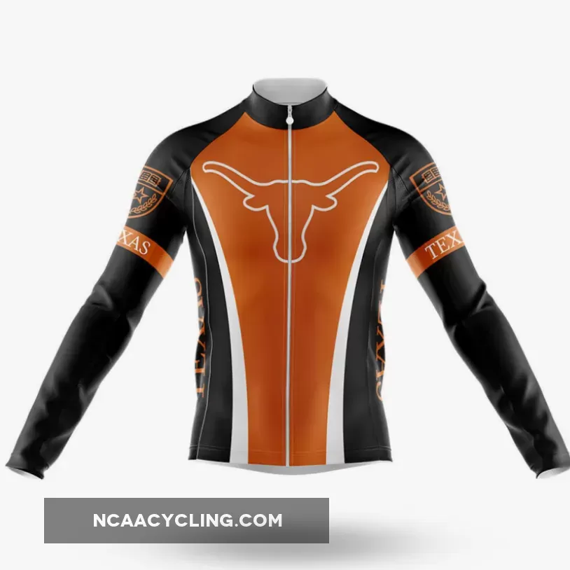 University of Texas Austin Long Sleeve Cycling Jersey Only