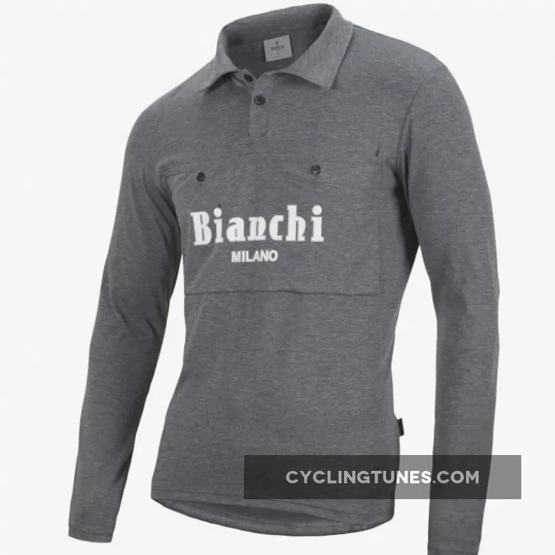 Bianchi Lavagnina Wool Vintage Long Sleeve Jersey, BIA182L7