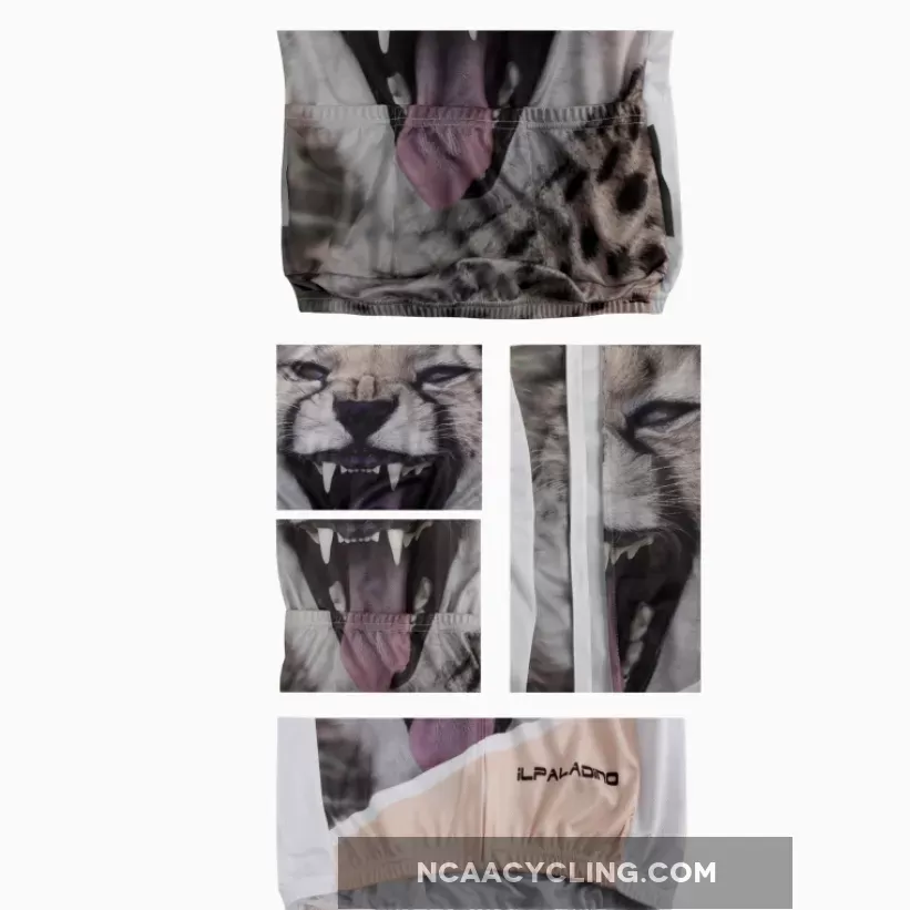 Leopard Panther Naughty Animal Men's Cycling Sleeveless Bike Jersey T-shirt Summer Spring Road Bike Wear Mountain Bike MTB Clothes Sports Apparel Top NO.W677
