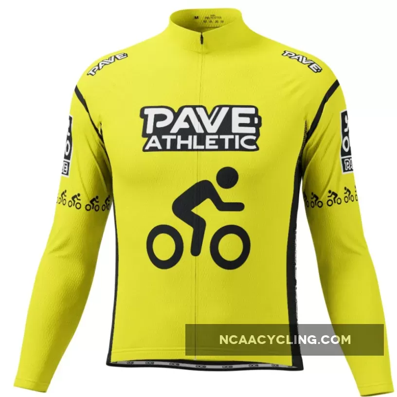 PAVE Athletic Retro Solo Long Sleeve Cycling Jersey Online