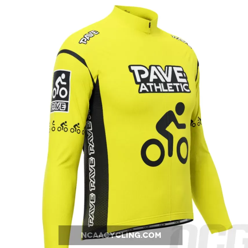 PAVE Athletic Retro Solo Long Sleeve Cycling Jersey Online