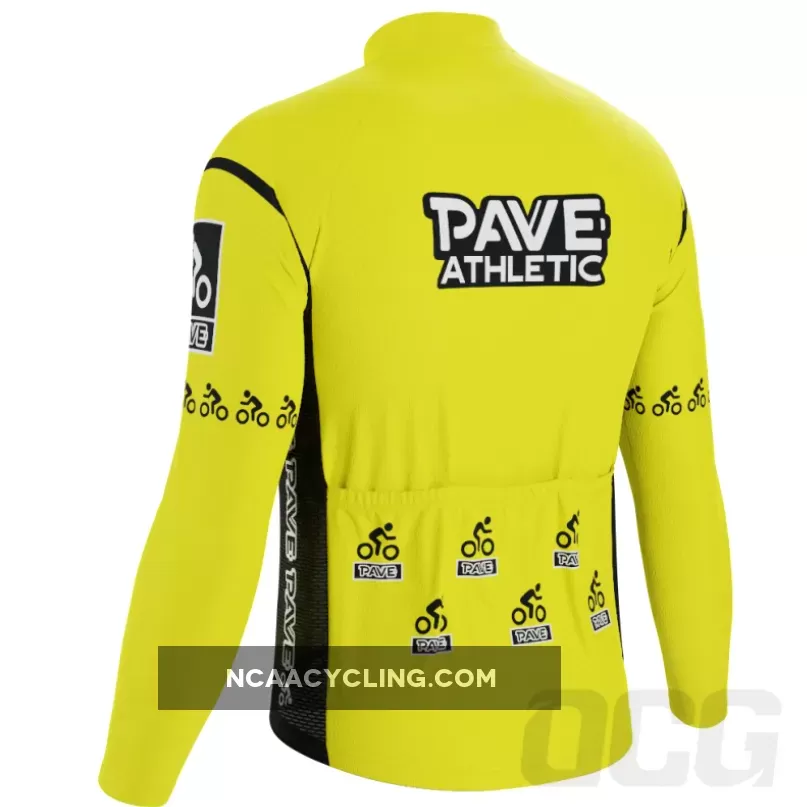 PAVE Athletic Retro Solo Long Sleeve Cycling Jersey Online