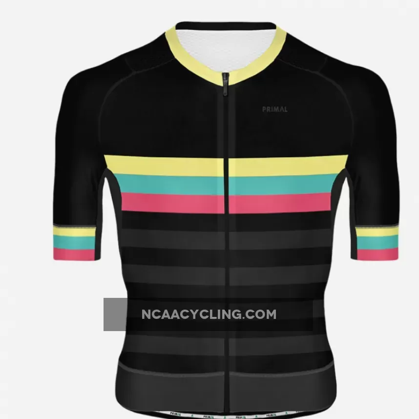 Primal Wear Striped Men’s Equinox Elite Fit Full Zip Cycling Jersey STR1J05M-2