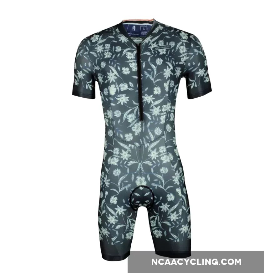 Men's short sleeve cycling jersey,men's Triathlon Suit Compression Padded Trisuit Swimming Cycling Running 1017