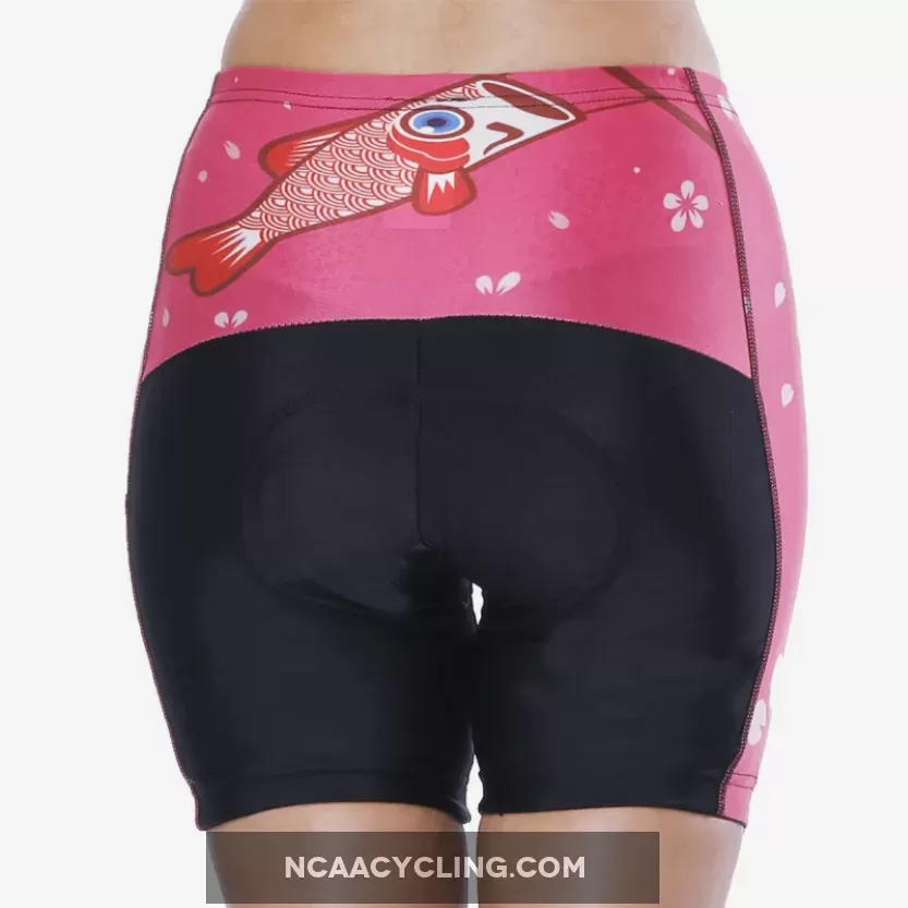Flying Fish Carps Red Pink Women's Cycling Sleeveless Bike Jersey/Kit T-shirt Summer Spring Road Bike Wear Mountain Bike MTB Clothes Sports Apparel Top / Suit NO. 806