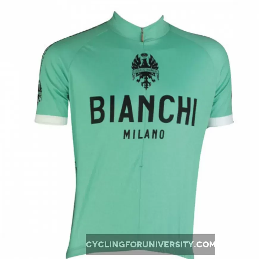 Bianchi Pride Celeste Green classic Jersey Short Sleeve