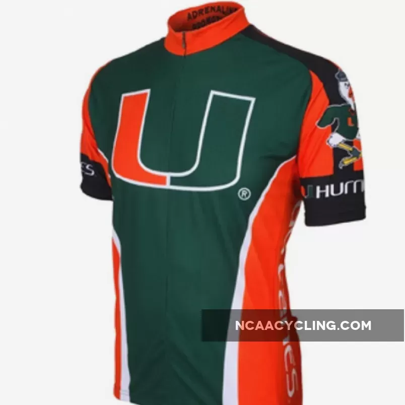 NCAA UM, The U of M, University of Miami (FL) Hurricanes Cycling Jerseys