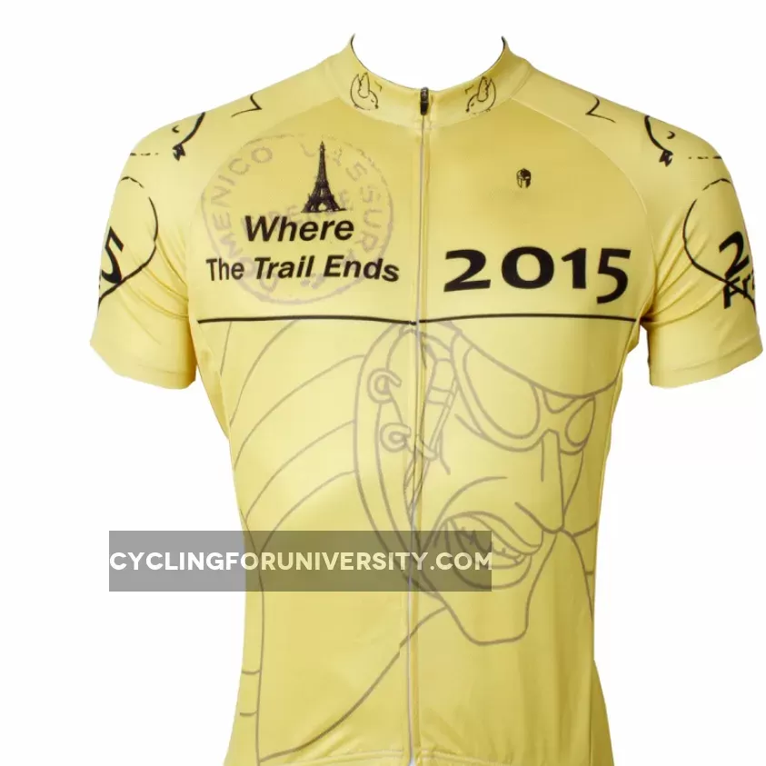 Ilpaladino Cyclist Yellow Men's Breathable Quick Dry Short-Sleeve Cycling Jersey Bicycling Shirts France Summer SportsWear NO.568