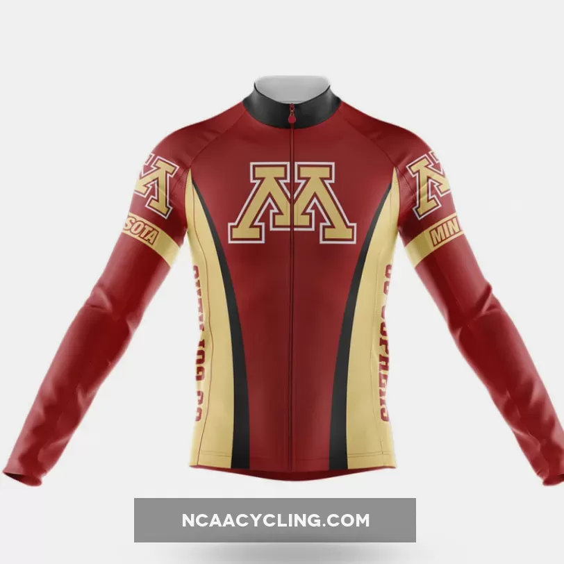 University of Minnesota Long Sleeve Cycling Jersey Only