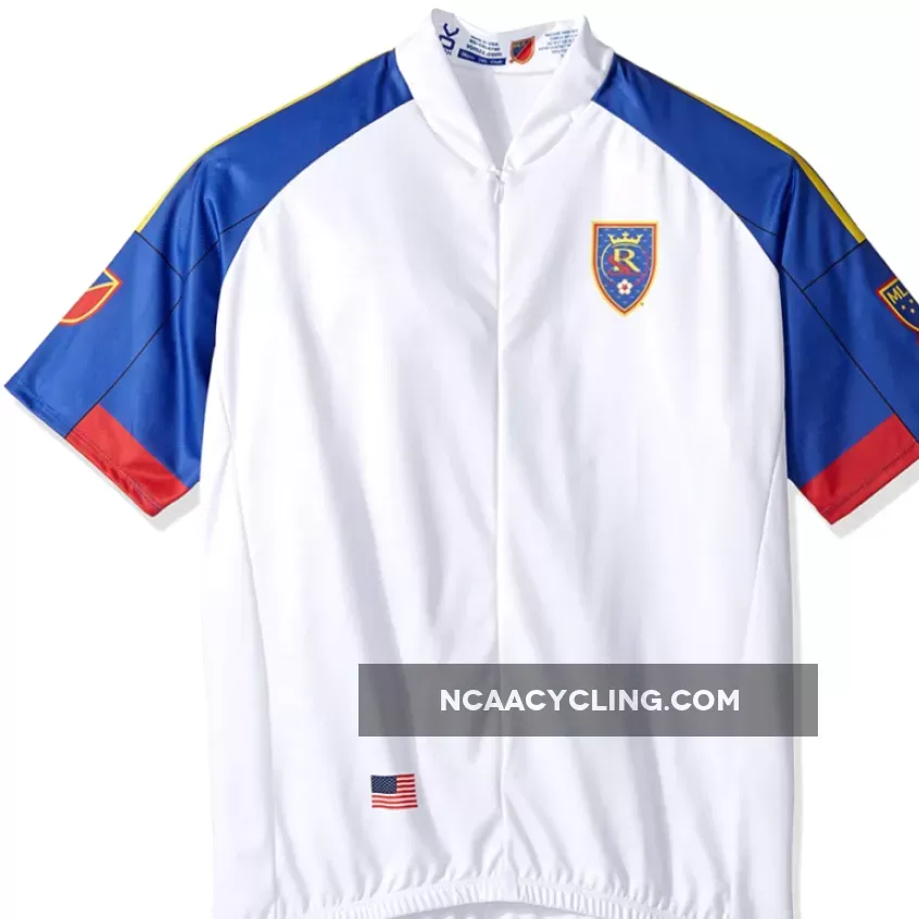 MLS Real Salt Lake Short Sleeve Cycling Jerseys White