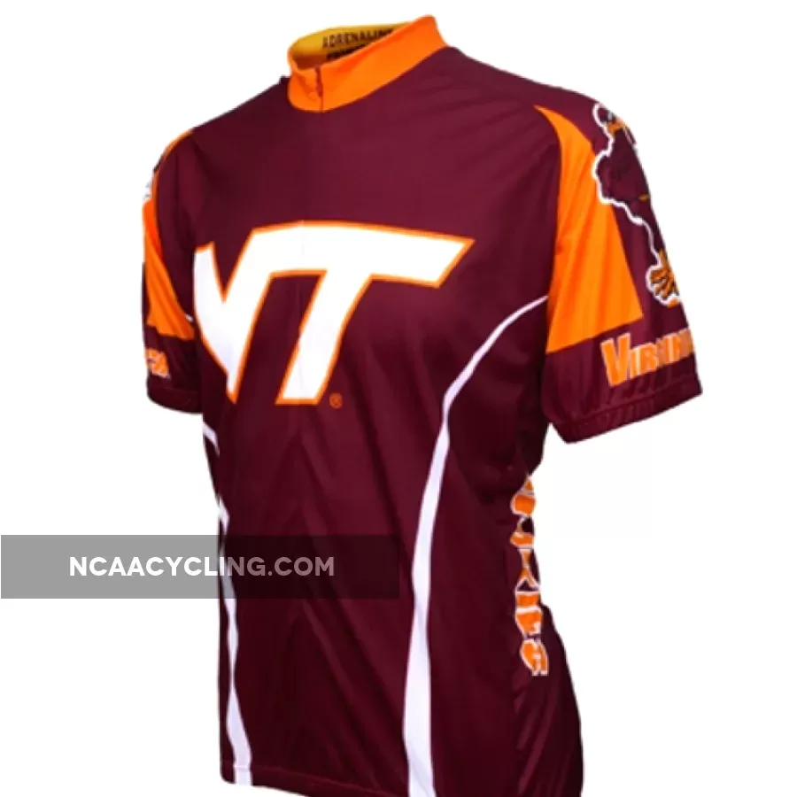 NCAA VT VPI Virginia Polytechnic Institute and State University Virginia Tech Hokies Cycling Jerseys