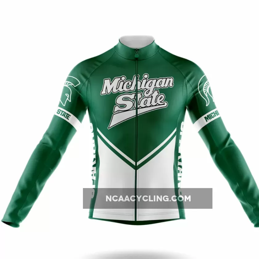 Michigan State University V3 Cycling Kit - Long Sleeve Jersey