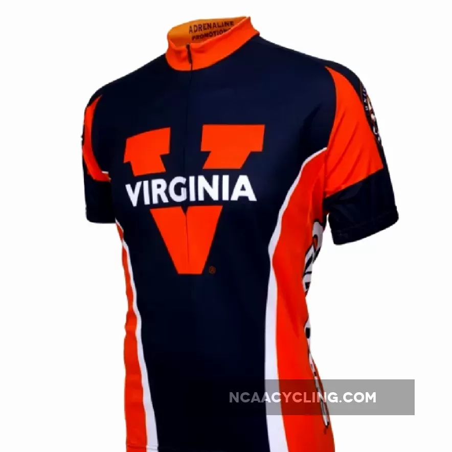 Adrenaline Promo University of Virginia Cavaliers 3/4 zip Men's Cycling Jersey